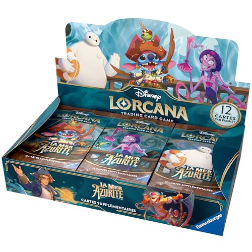 Caja de 24 sobres Disney Lorcana Mar azul  (Fra)
