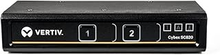 Vertiv Cybex Secure 4K UHD KVM 2-Port DVI-I EAL4+ NIAP TAA Compliant (SC820-001)