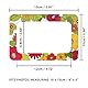 BELLE VOUS 12er Pack Assortierter Magnetischer Bilderrahmen für Kühlschrank - Foto Magnete für 10 x 15 cm Fotos - Magnete Selbstgestalten/Collage Fotomagnete Kühlschrank & Metalloberflächen
