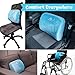 Wonder Comfort Lumbar Support Pillow Memory Foam Cushion for Back Support - Perfect As A Back Pillow & Lower Back Pain Relief, Backrest for Office Computer Chair, Car, Gaming, Couch