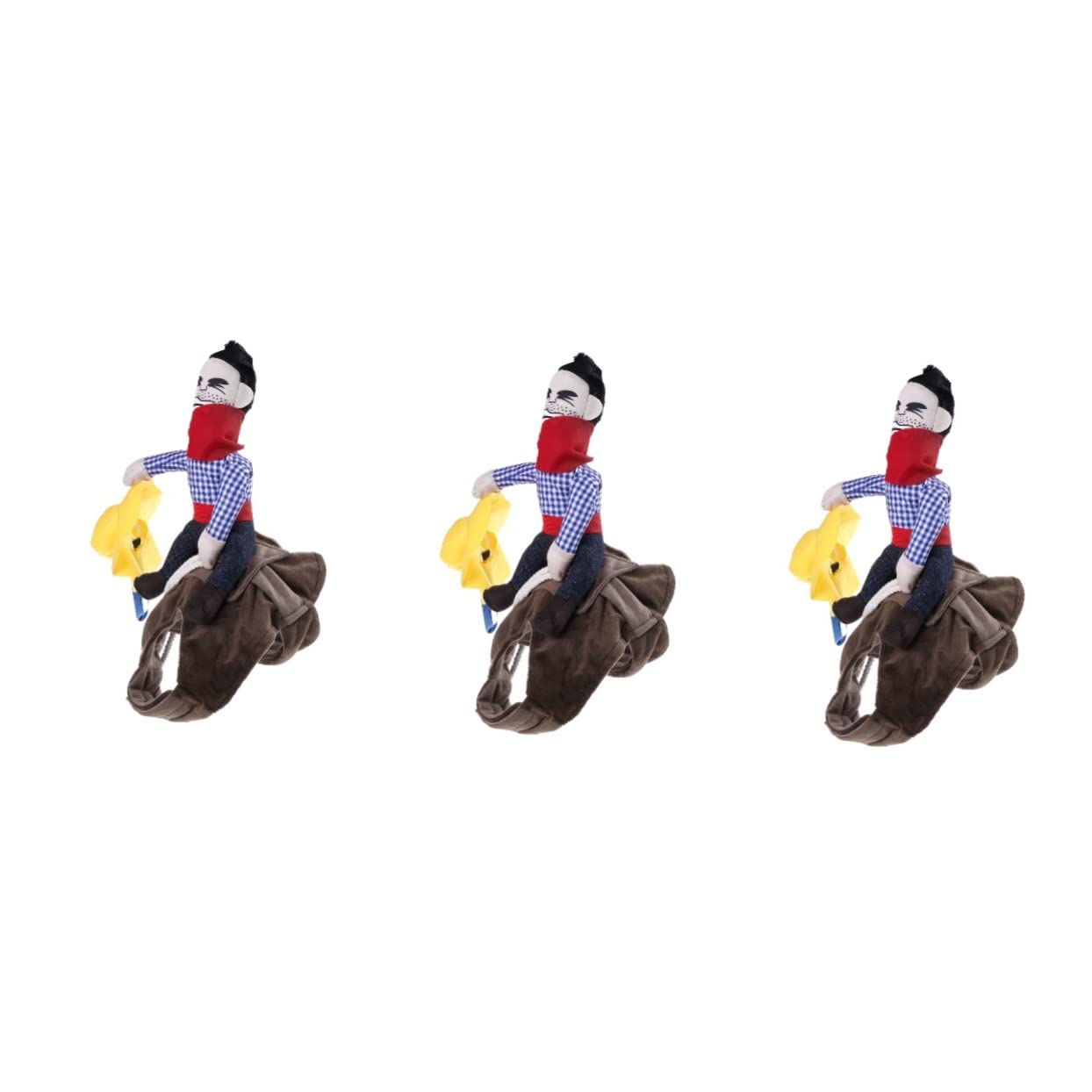 VANZACK 3 Pezzi Costume Per Animali Domestici Cane Da Cavaliere Vestito in Denim Traspirante Abbigliamento Per Animali Domestici Per Jack Taglia L Per Feste Vacanze