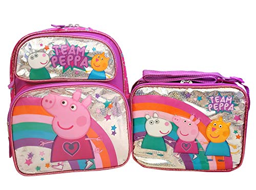 peppa pig backpack and lunchbox