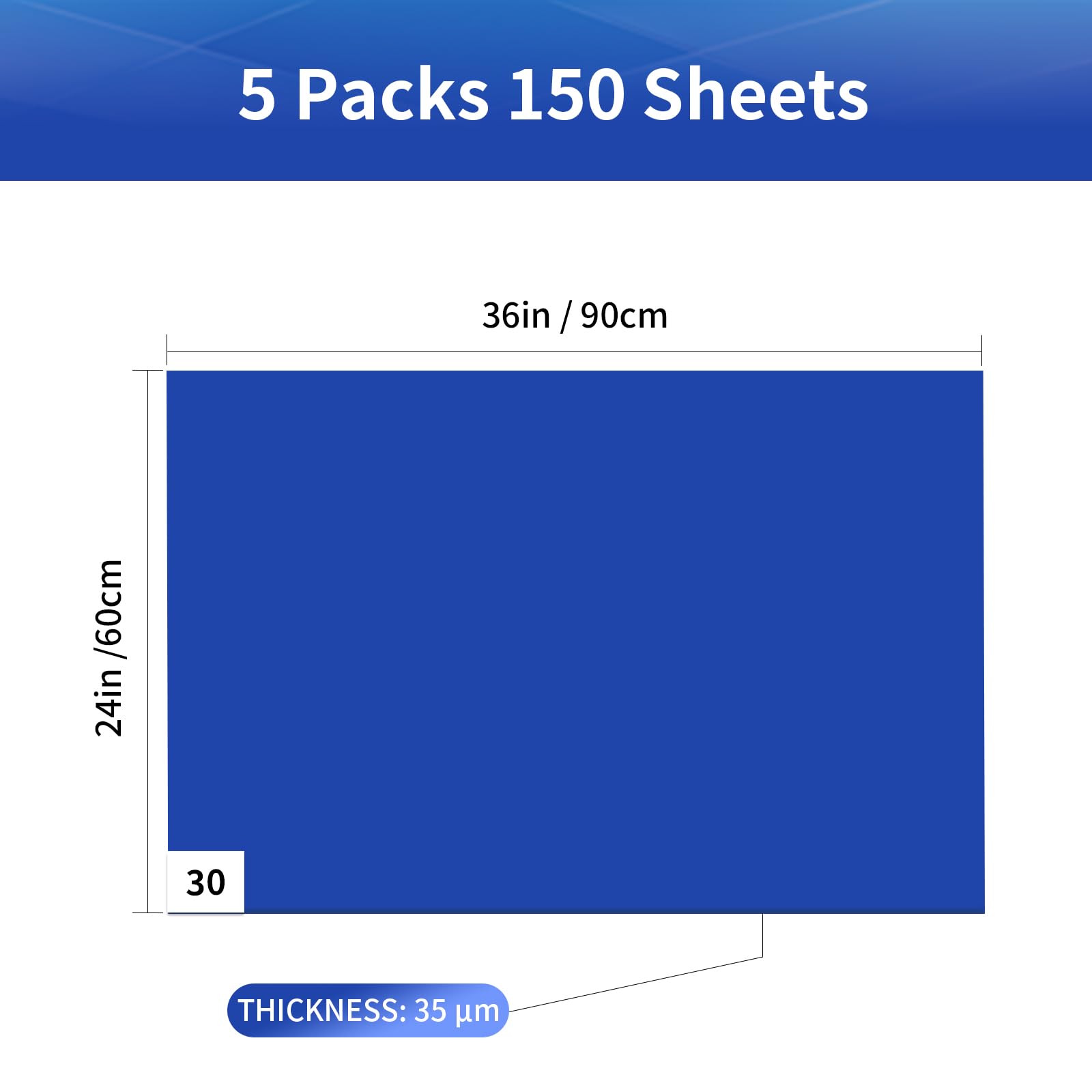 Blue Sticky Mat - 150 Sheets, FREE SHIPPING -2