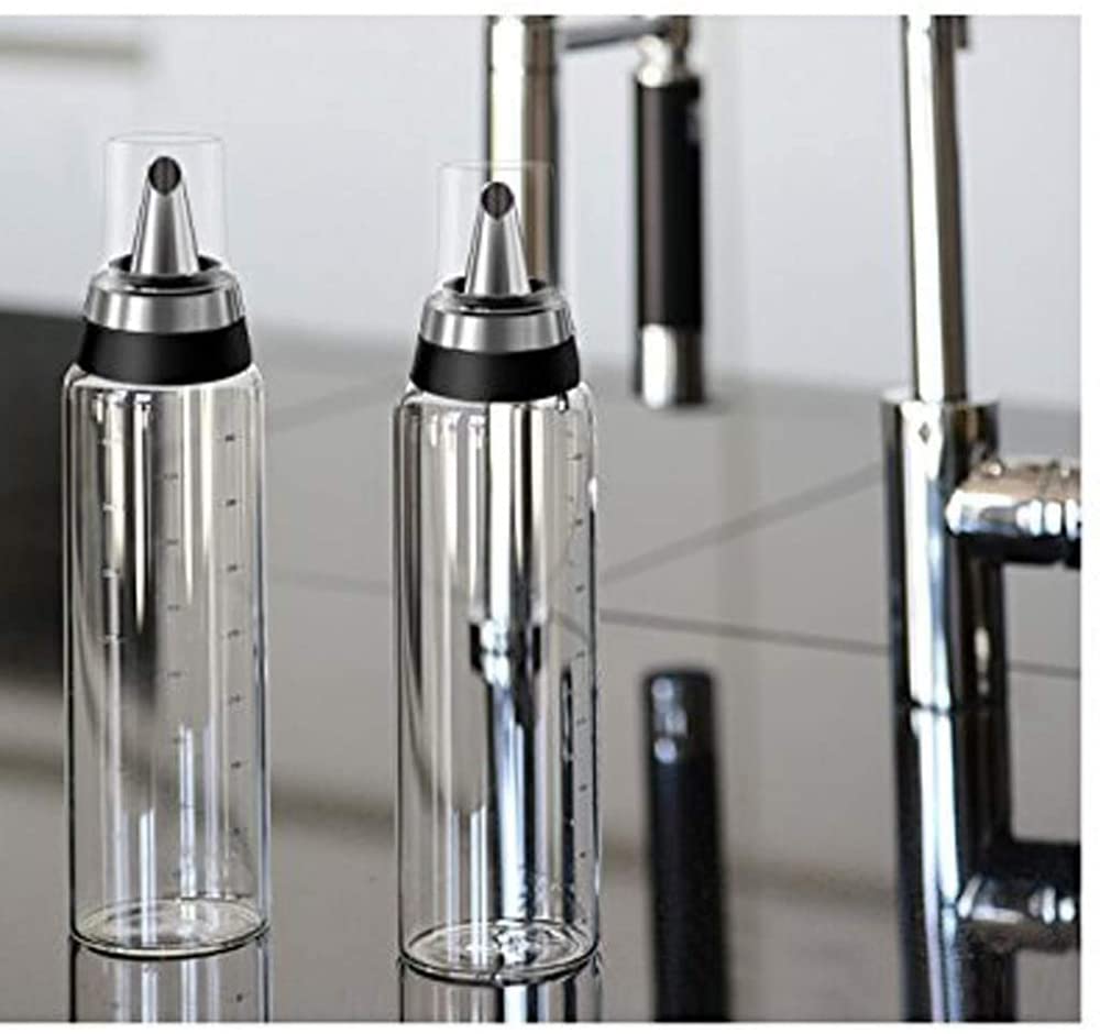 Tanque de condimentos, Botella dispensadora de Aceite de Oliva, dispensador de Aceite y vinagre, Botella de Vidrio para aderezo de ensaladas, dispensador de Aceite de Vidrio