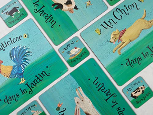 Pimpernel Sottobicchiere, Sughero, Multicolore, 4