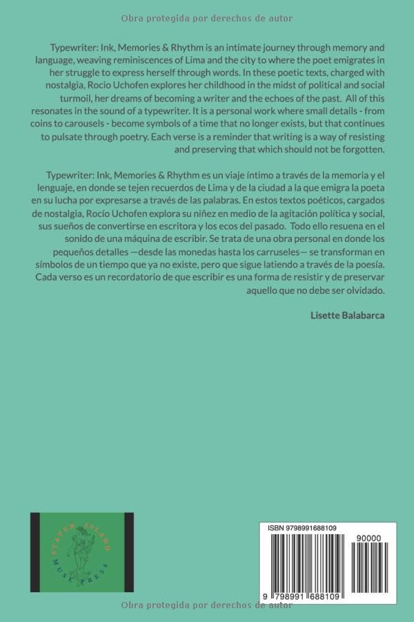 Typewriter: ink, memories & rhythm: Maquina de escribir: tinta, memoria & ritmo (Spanish Edition) - Image 2