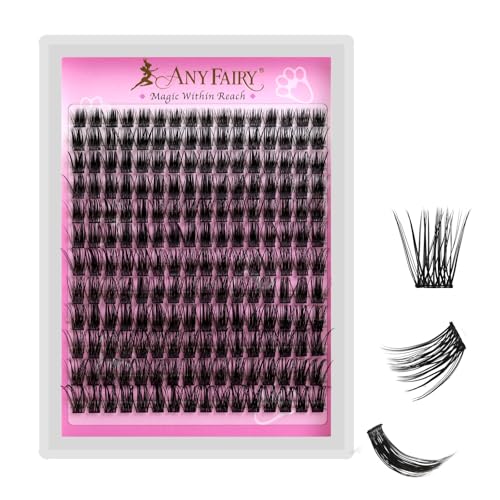 Lash Clusters 8-18mm Wispy Eyelash Clusters 144pcs Cluster Lashes DIY Individual Lashes Clusters with Soft Thin Band for Self Use,Beginner-Friendly(Sylph-776)