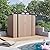 Jolydale Outdoor Storage Shed 6.4x3.6FT Outdoor Garden Storage Shed, Galvanized Steel Metal Garden Shed with Air Vent and Hinged Door Utility Tool Storage House for Garden, Backyard, Patio, Lawn