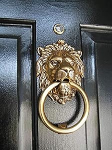 Collectiblesbuy Löwenkopf Türklopfer ZMP32 Messing