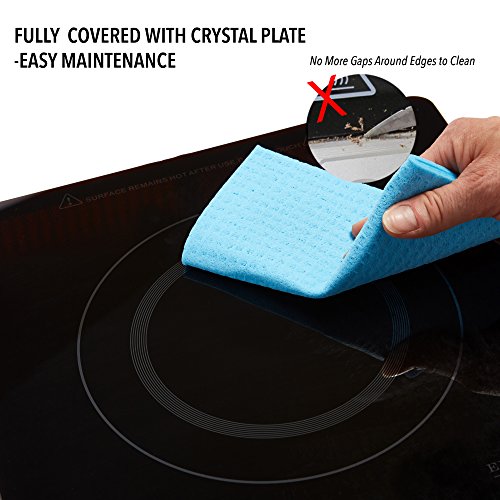 Evergreen Home 1800W Digital Induction Cooker Cooktop | Portable Countertop Burner-Easy To Clean