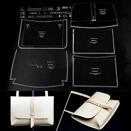 BAENRCY Shoulder Bag Acrylic Template Bag Leather Pattern Acrylic Leather Pattern Leather Templates for Bag