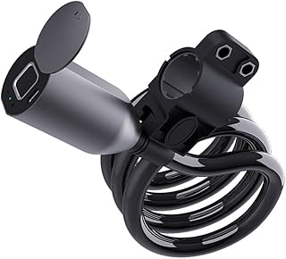 2 Sets Bicycle Fingerprint Lock Bike Cable Motorcycle Chain Lock Heavy Duty Bike Lock Bike Accessory Motorcycle Lock Scooter Lock Anti- Bike Lock Bike Lock Frame