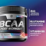 Muscle Recovery Drink Powder with BCAA, L-Glutamine & Amino Acids - Best Muscle Recovery Supplements for Post Workout - Sugar Free, Branched Chain Amino Acid Supplement for Women & Men - 45 Servings - Image 5
