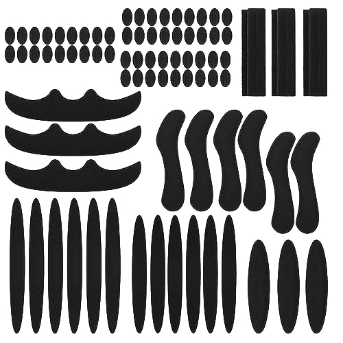 SJUNJIE 3 Set Fahrradhelm Polster Ersatz,Universal Fahrradhelm Pads,Ersatz Fahrrad Helm Polster,Helm Polster-Schaumstoff-Kit,Fahrrad Motorrad Universal Helmpolster (Schwarz)