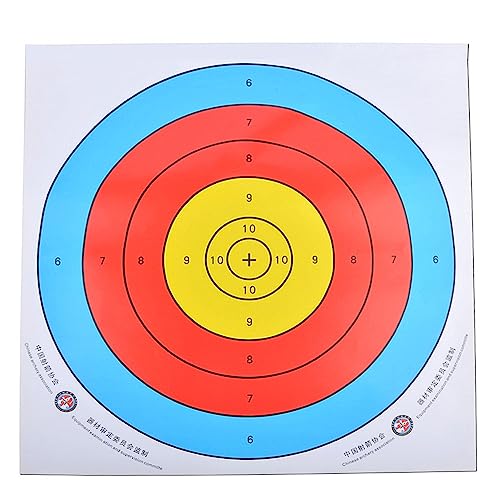 AMEYXGS �A�[�`�F���[ �I�� �ڕW�� �^�[�Q�b�g�y�[�p�[ �^�[�Q�b�g�y�[�p�[ �V���[�e�B���O 40*40cm ���J�[�u�{�E�p �R���p�E���h�{�E�p �A�[�`�F���[ ���Z�p ���K�p �|��p 10���Z�b�g