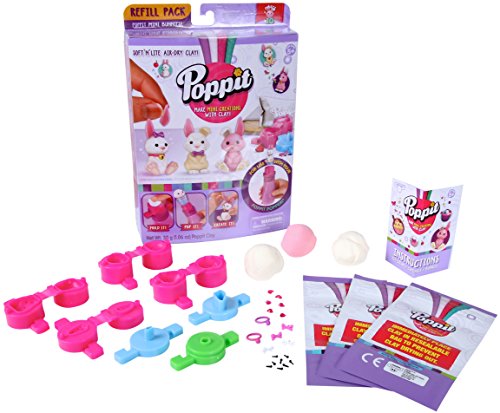Mini Lapins Poppit S1 recharges de pâte pour activité mercredi