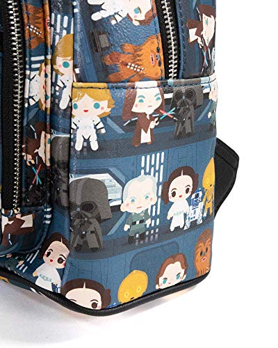 Loungefly Star Wars Chibi Death Star Battle Station Lineup Mini Backpack3