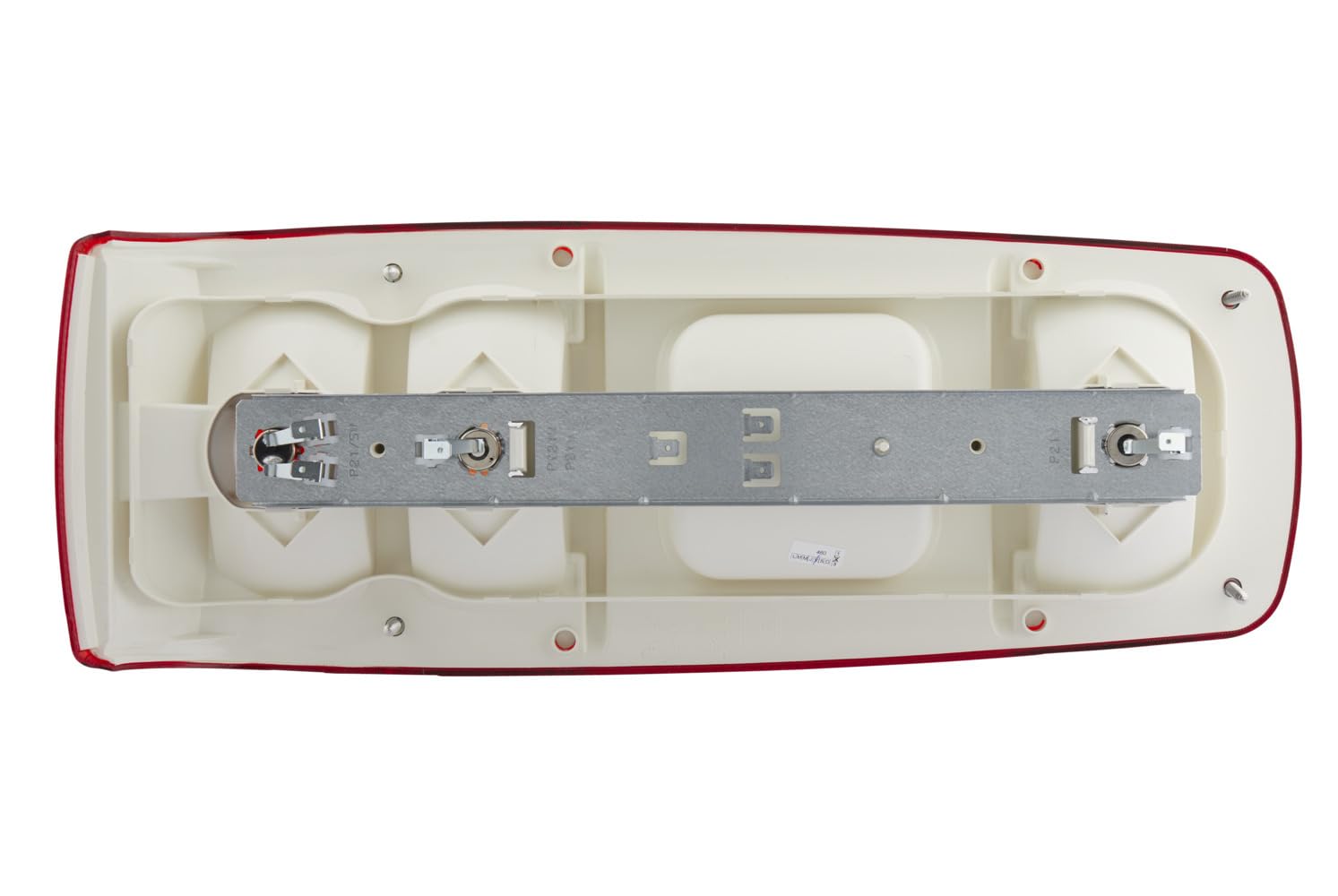 HELLA Rückleuchte - Caraluna I - Glühlampe - 12V - Einbau/geschraubt - ECE/nicht SAE - Lichtscheibenfarbe: weiß/rot - Stecker: Flachstecker - rechts - Menge: 1-2VP 007 502-041