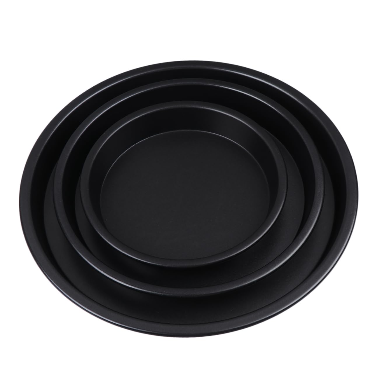 LABRIMP Molde para Hornear de Aleación de Aluminio 3 Unidades Antiadhesivo para Hornear Pasteles Uso Profesional y Doméstico para Horno y Microondas