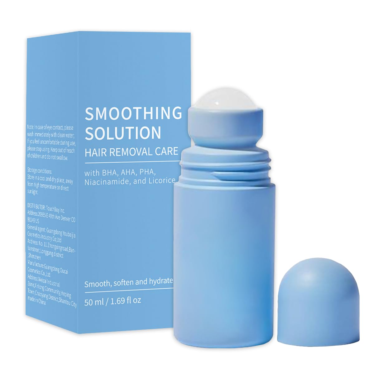 Razor Bump and Ingrown Hair Treatment Serum，Smoothing Solution ingrown Hair Serum，Hair Removal Aftercare，Hydrating Care for Underarms, Legs & Arms