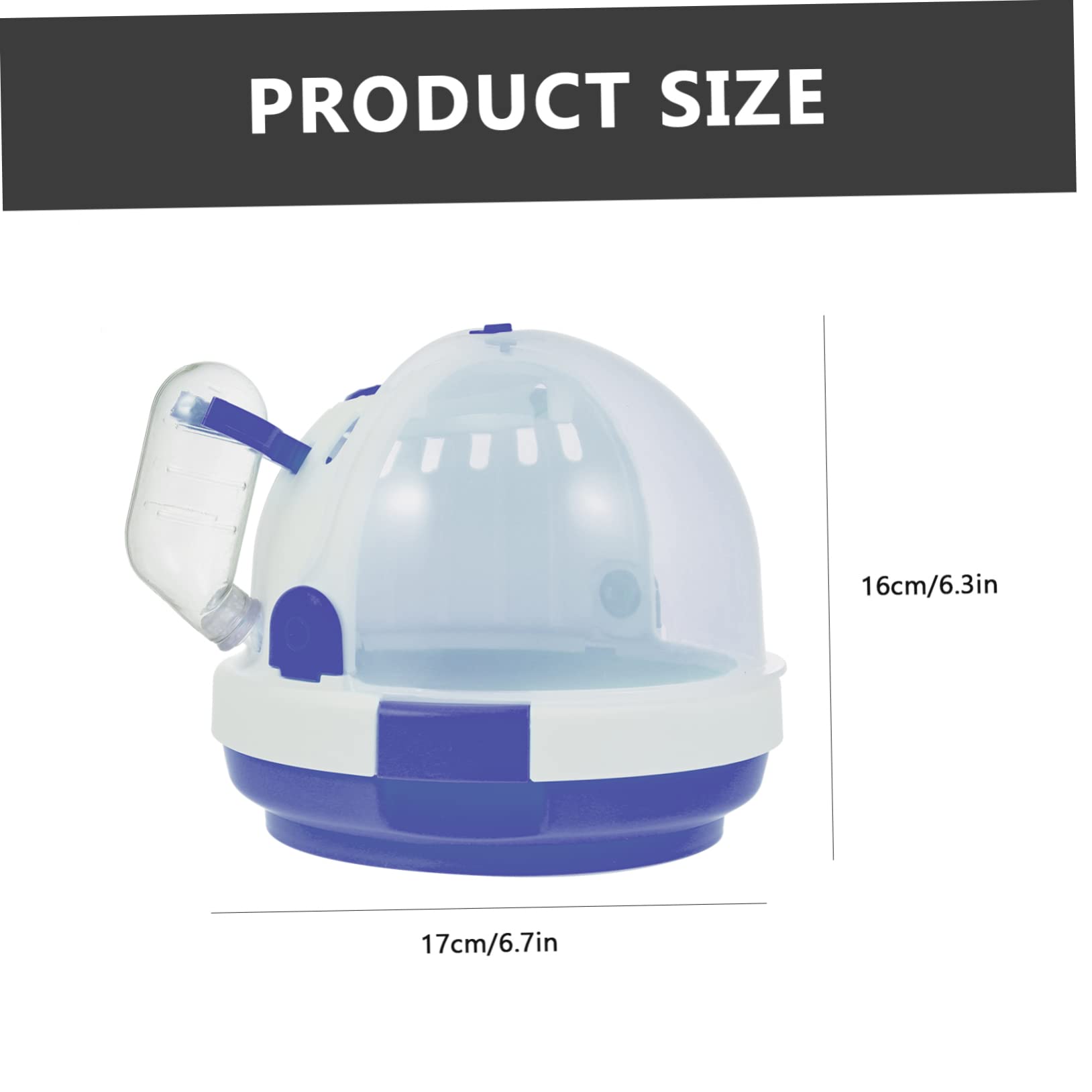 BESPORTBLE Portable Hamster Carry Case for Pets Durable Travel Cage with for Hamsters Chinchillas and Hedgehogs for and Secure Transport