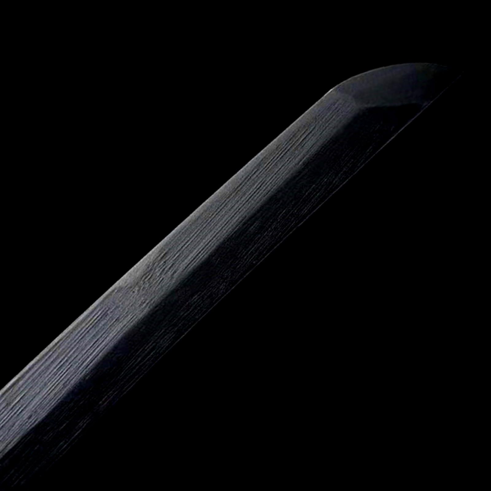 104 cm,handgefertigtes Bokken,schwarzes Holz-Katana,Samurai-Schwert aus Holz. Als Geschenk,für Kendo-Training,Cosplay oder als Requisite.