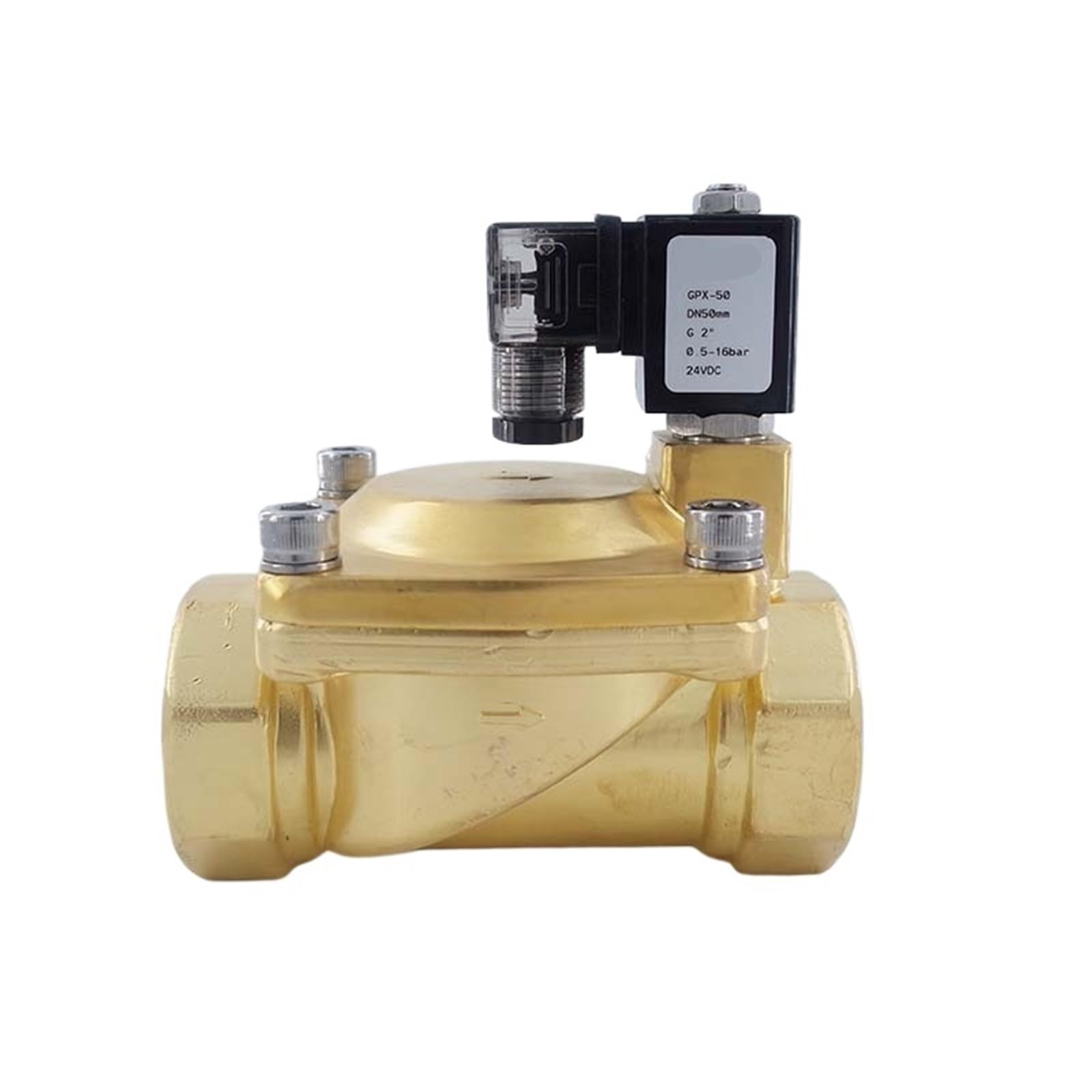 2 Way Brass 24v 12v dc 220v Normally Closed Electric 2 inch Solenoid Valve 50mm(AC220V)