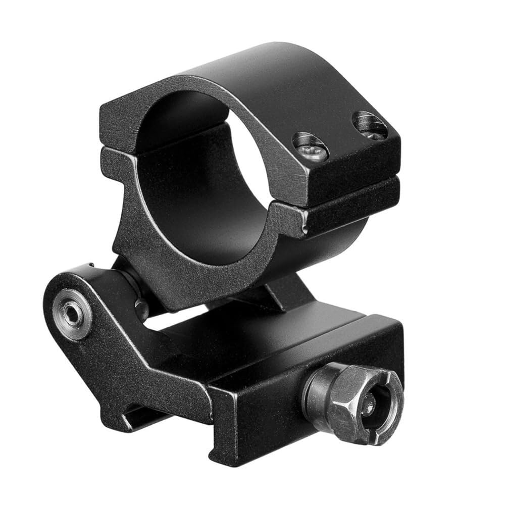 Support d'angle De Montage Loupe Rabattable sur Le Côté 30MM À Profil Bas for Tube 30mm, Adapté Au Rail Picatinny 20mm