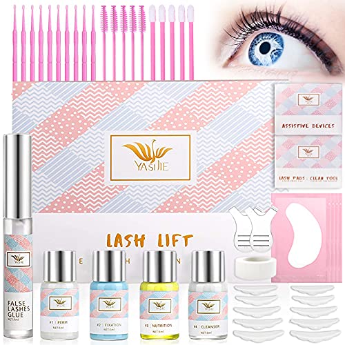 CORAISA Lash Lift Kit, Eyelash Perm Kit, Professional Quality Semi-Permanent Eyelash Extension Lash Lift for Perming, Long-Lasting Curling, Lifting, Safe Perming Wave Suitable For Salon, Home Use