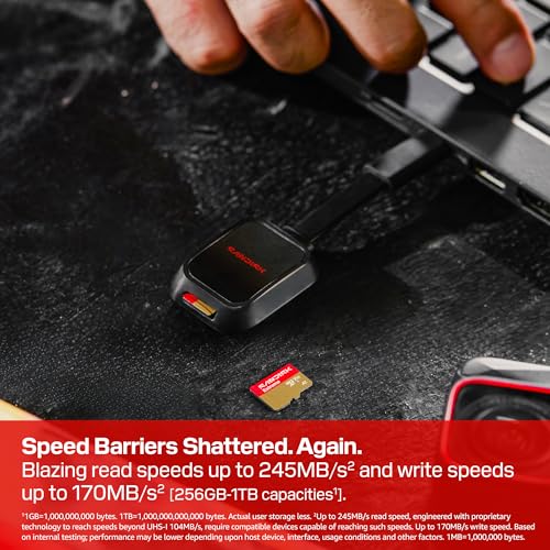 Image of SanDisk 2TB Extreme microSDXC Card, + SD adapter, (For Smartphones, Action Cams, Drones, Speeds up to 240 MB /s, 4K UHD) RescuePRO Deluxe, UHS-I, U3, V30