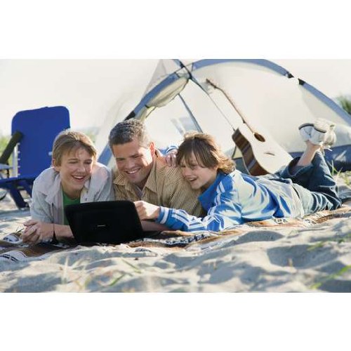 Philips PD7015/12 tragbarer DVD-Player (LCD-Display, integr. digitaler TV-Receiver, DVB-T Tuner, USB-Anschluss) schwarz – Bild 3