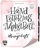 Handlettering Alphabete ? Das Übungsheft mit original Tombow ABT Dual Brush Pen: Schriften und Schmuckelemente: Mit Hilfslinien zum perfekten Lettering - Tanja Cappell