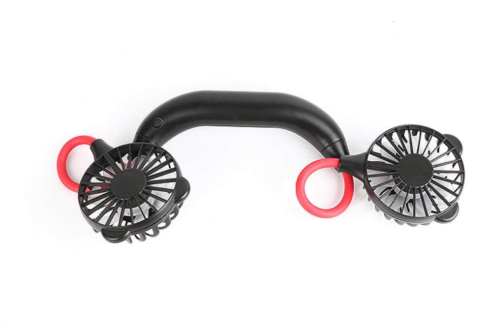 ZFPKXHVMG Bladeless Personal Fan, Hanging Neck Fan Foldable USB Low Noise 3 Speeds Multicolor
