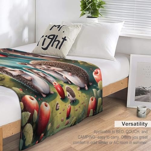 Couverture hérisson douce pour soirées cocooning sur le canapé - 7
