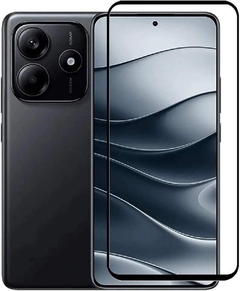 Película de Vidro 3d Protetora de Tela anti-riscos queda choque compatível com Redmi Note 14