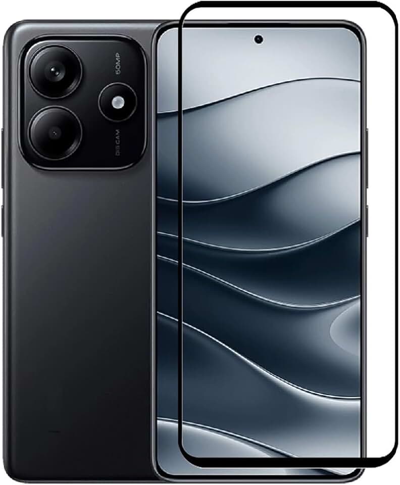 Película de Vidro 3d Protetora de Tela anti-riscos queda choque compatível com Redmi Note 14