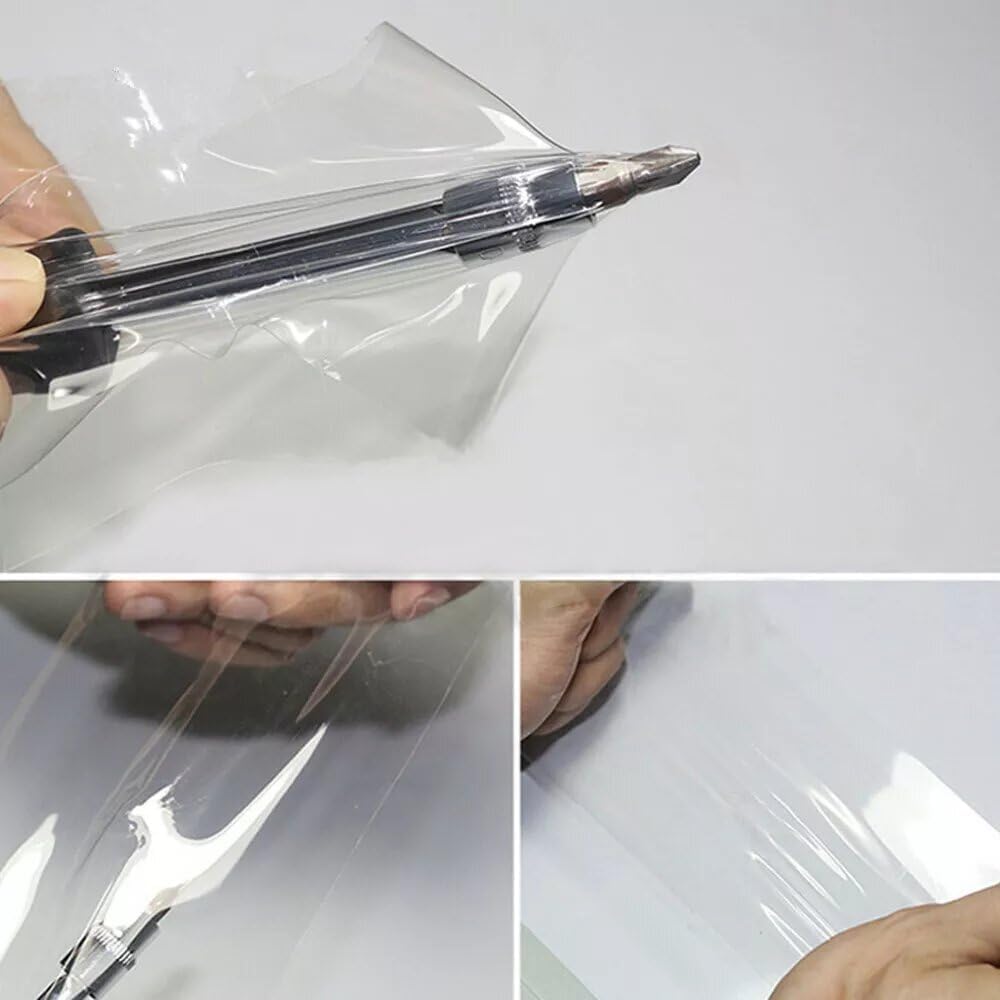 Sunice Glossy Clear Paint Protection Film TPU PPF 6.5mil Self Healing Car Bra Stretchable Film (60" X49ft roll)