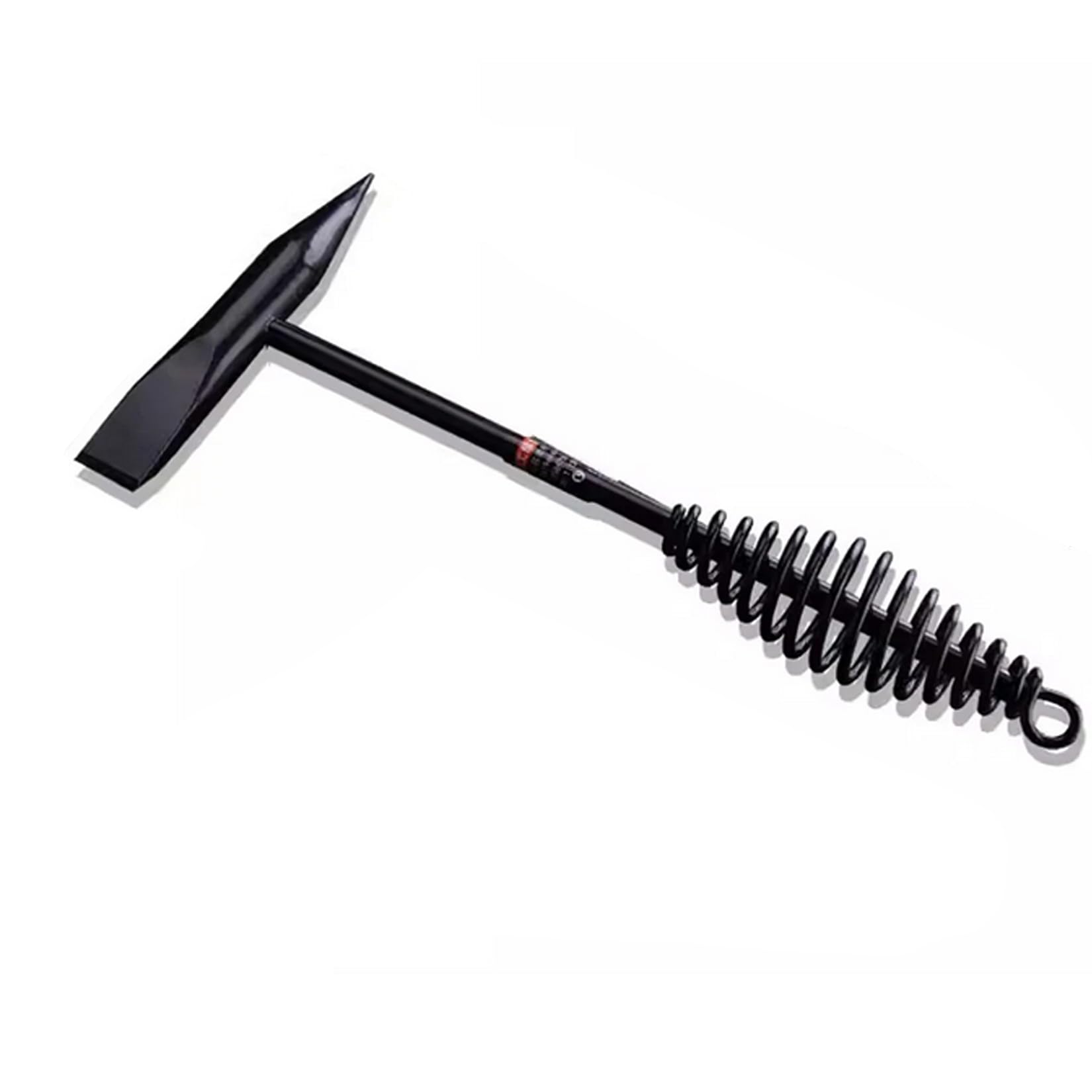 LeTkingok Welding Chipping Hammer Electric Welding Ice And Slag Tapping Rust Removal Pointed Hammer with Spring Handle