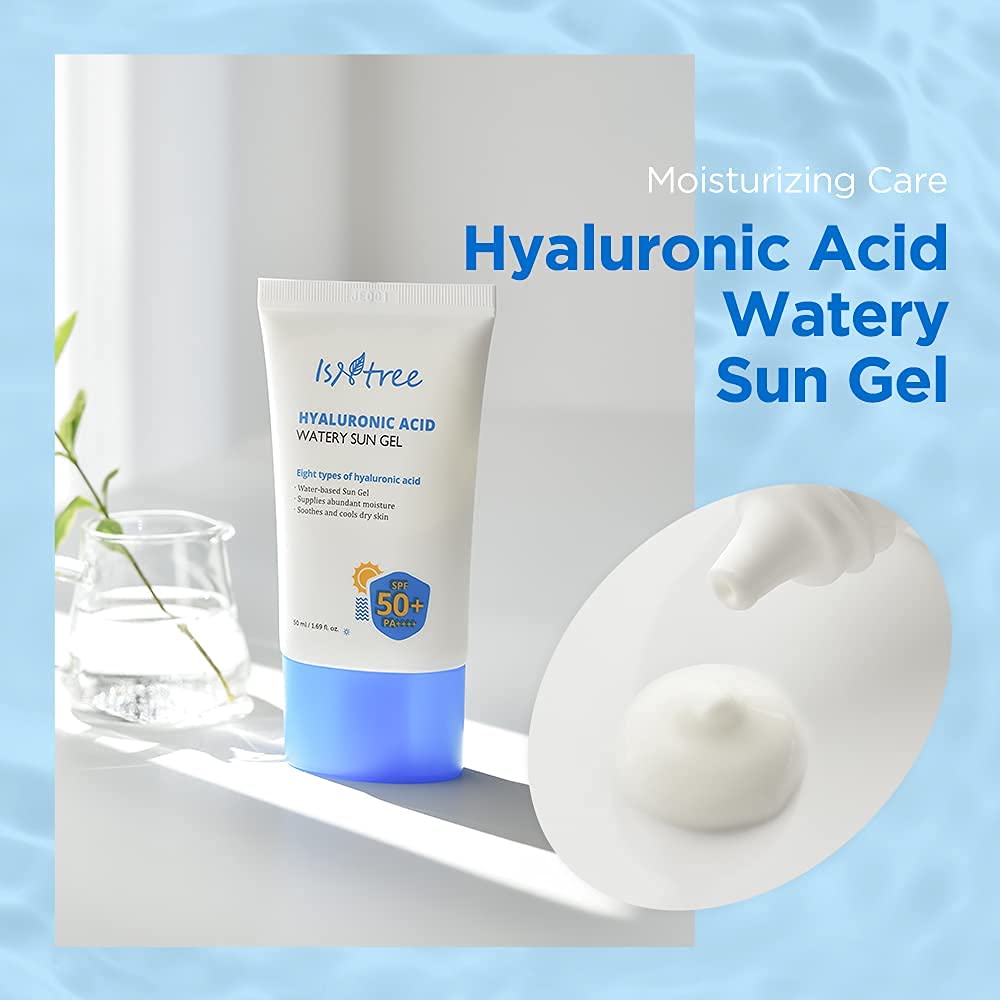 Buy Hyaluronic Acid Watery Sun Gel SPF 50+ PA++++ Compatible for
