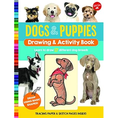 Dogs & Puppies Drawing & Activity Book