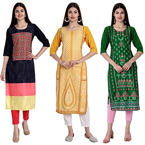 Image of Women's Crepe Straight Kurta