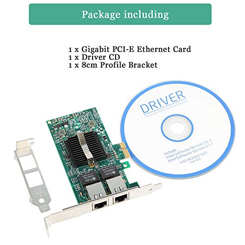 Zexmte Gigabit Ethernet PCI Express PCI-E Network Card Dual Port 2 RJ45 Gigabit Ethernet PCIE Network Adapter for Desktop PC - Thumbnail 7