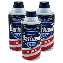 Barbasol Thick and Rich Shaving Cream, Original 10 oz Pack of 3