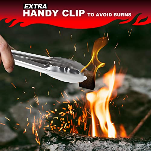 Sarivo 50Pcs Charcoal Fire Starter Firelighter With Handy Tongs For Camping Grill Bbq Survival, Quick-Burn Long-Lasting Fire Stick Firewood Stove Accessory For Wild Adventure Chimney Campfire (Cube) #TOP3