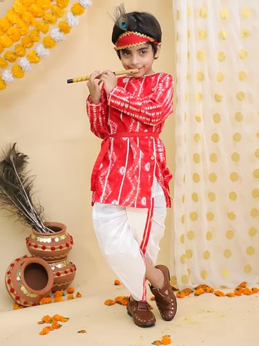 Image of BownBee Kids Ethnic Wear Dhoti Kurta Set | Traditional Festive Clothing for Children | Indian Wedding & Celebration Wear | Comfortable Fit
