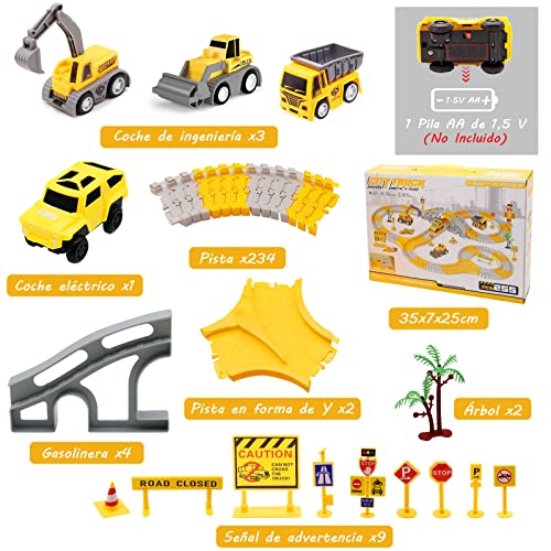 Carritos, Toy autopistas niños Marca Pantio (2)