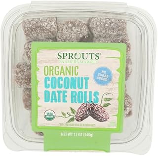 Sprouts Organic Coconut Date Roll - 12 oz