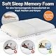 CALMONT - Orthopädisches Kissen I Memory Foam Kissen I Ergonomisches Kopfkissen I Kopfkissen (Höhe: 6 cm)