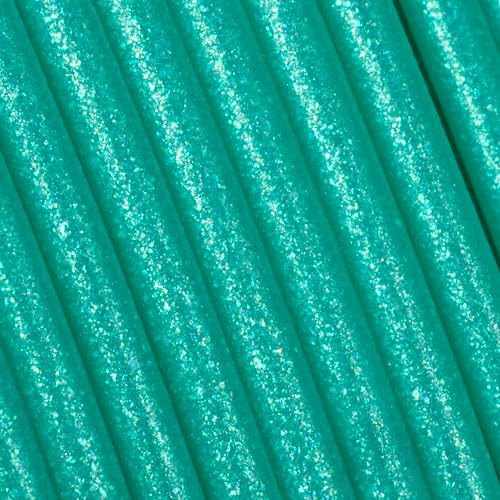 Image of Polymaker Panchroma Celestial PLA Filament 1.75mm for 3D Printer, Green | Neatly Wound Glitter PLA for Easy Print & Smooth Feeding, Compatible with Bambu Lab & Most 3D Printers