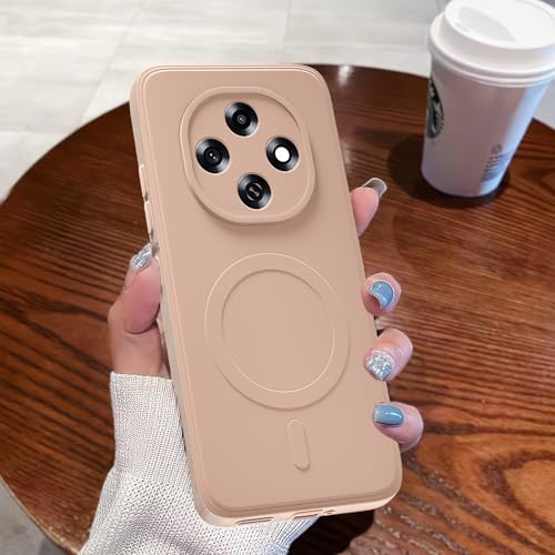 Image of Pikkme Back Cover for Oppo F31 Pro 5G Soft Matte Silicone Mag-Safe Design (Mag-Safe Not Support) Camera Protection | Slim Fit Bumper Cover (Face)